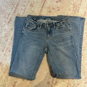 Light wash flare jeans from target